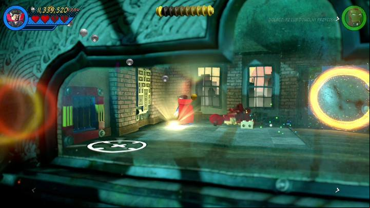 Destroy the chair after ing through the portal while collecting the first minikit - Mission 16 - Torg-Nado | Mission secrets - Mission secrets - LEGO Marvel Super Heroes 2 Game Guide