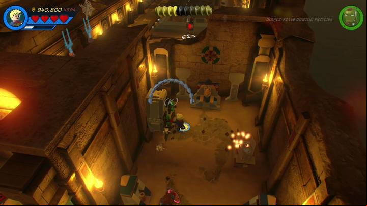 You will get the first minikit when you kill three large scorpions - Mission 17 - I Sphinx We Have a Problem | Mission secrets - Mission secrets - LEGO Marvel Super Heroes 2 Game Guide