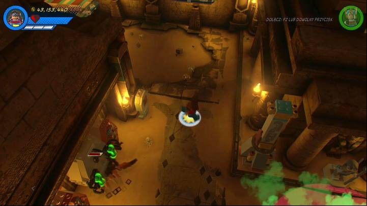 The third and final sarcophagus is behind the moving sands - Mission 17 - I Sphinx We Have a Problem | Mission secrets - Mission secrets - LEGO Marvel Super Heroes 2 Game Guide