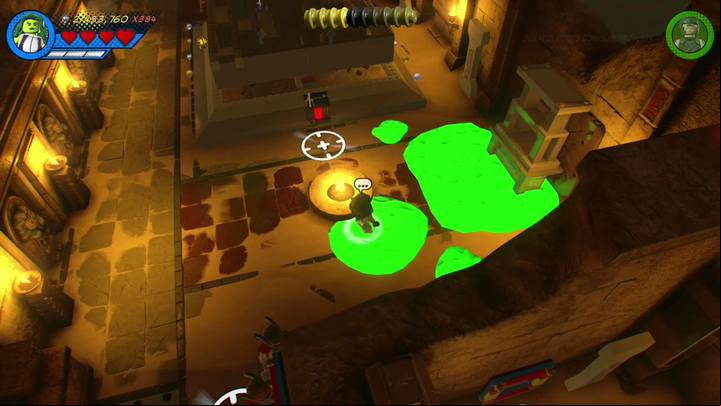 Go to the right side after collecting the second minikit - Mission 17 - I Sphinx We Have a Problem | Mission secrets - Mission secrets - LEGO Marvel Super Heroes 2 Game Guide