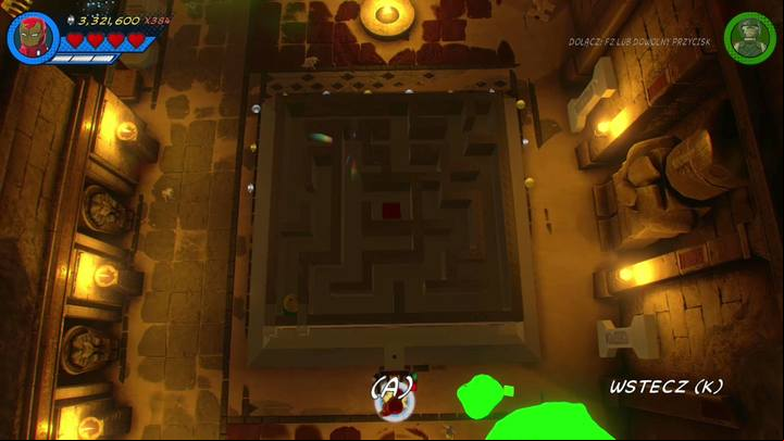 Use the control near the place where you collected the third minikit - Mission 17 - I Sphinx We Have a Problem | Mission secrets - Mission secrets - LEGO Marvel Super Heroes 2 Game Guide