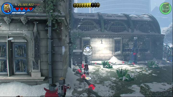 The last minikit can be found on the right side from the main generator - Mission 18 - The Road to Knowhere | Mission secrets - Mission secrets - LEGO Marvel Super Heroes 2 Game Guide