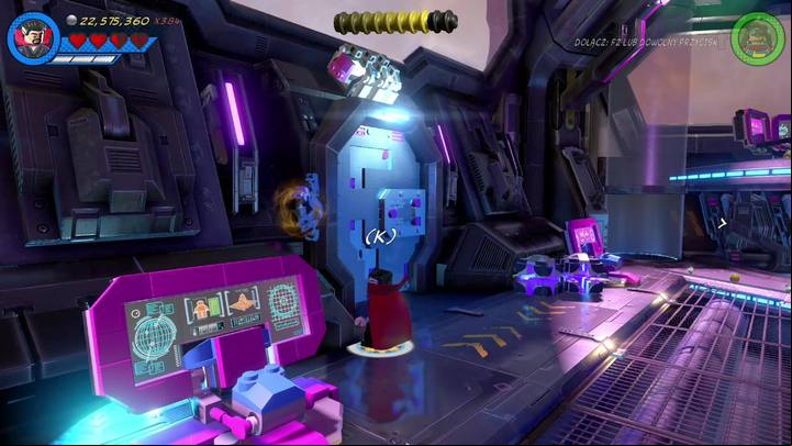 On the left side you will find closed door - Mission 20 - Out of Time | Mission secrets - Mission secrets - LEGO Marvel Super Heroes 2 Game Guide