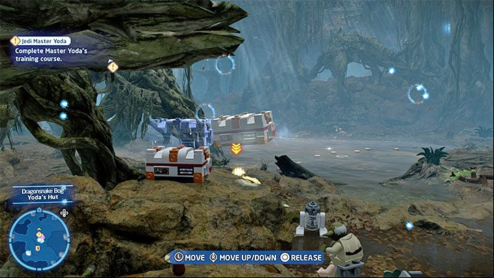 You now have to travel with Yoda on your back - LEGO Skywalker Saga: Hibernation Station - walkthrough - Episode 5 - The Empire Strikes Back - LEGO Skywalker Saga Guide