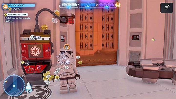 You can get to the landing site in two ways - LEGO Skywalker Saga: Hibernation Station - walkthrough - Episode 5 - The Empire Strikes Back - LEGO Skywalker Saga Guide