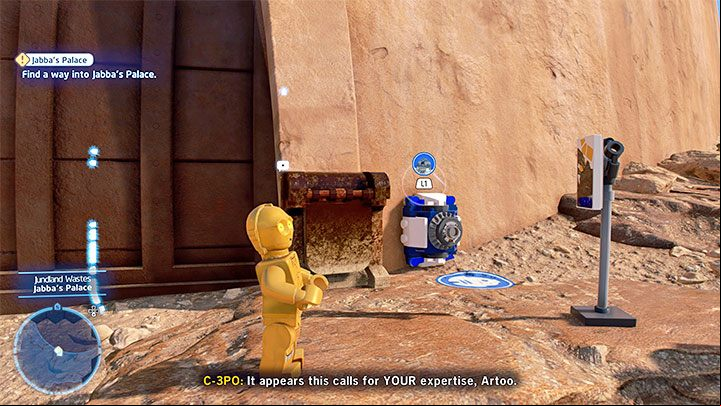 You will start Part 6 by controlling C-3PO and R2-D2 in The Jundland Wastes - LEGO Skywalker Saga: A Plan to Save Han - walkthrough - Episode 6 - Return of the Jedi - LEGO Skywalker Saga Guide