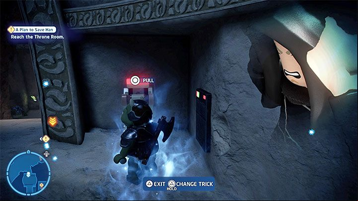 In the second part of the mission, the most important character is Luke, and if you are playing solo, he should be the character you control - LEGO Skywalker Saga: A Plan to Save Han - walkthrough - Episode 6 - Return of the Jedi - LEGO Skywalker Saga Guide
