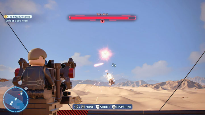 This level features 3 challenges - LEGO Skywalker Saga: The Copa-Khetanna - walkthrough - Episode 6 - Return of the Jedi - LEGO Skywalker Saga Guide