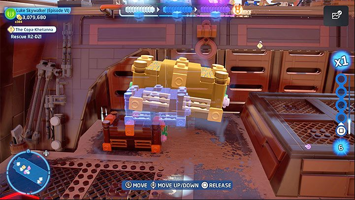 Once you've won the boss fight, you will have to save R2-D2 - LEGO Skywalker Saga: The Copa-Khetanna - walkthrough - Episode 6 - Return of the Jedi - LEGO Skywalker Saga Guide