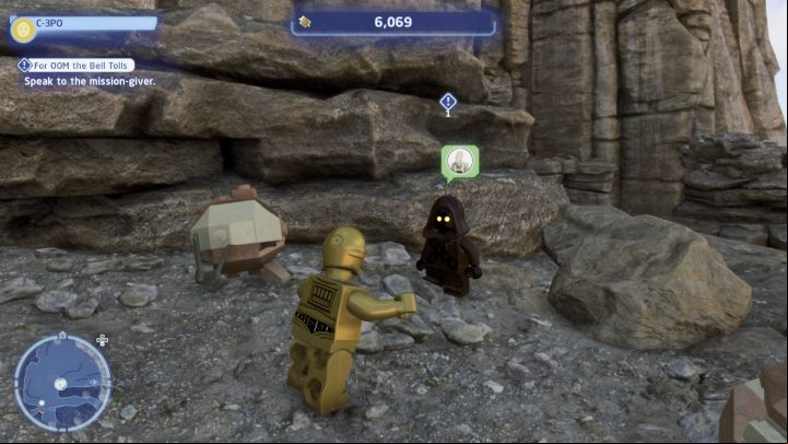 1 - LEGO Skywalker Saga: For OOM the Bell Tolls - walkthrough - Tatooine - the desert of Jundland - LEGO Skywalker Saga Guide