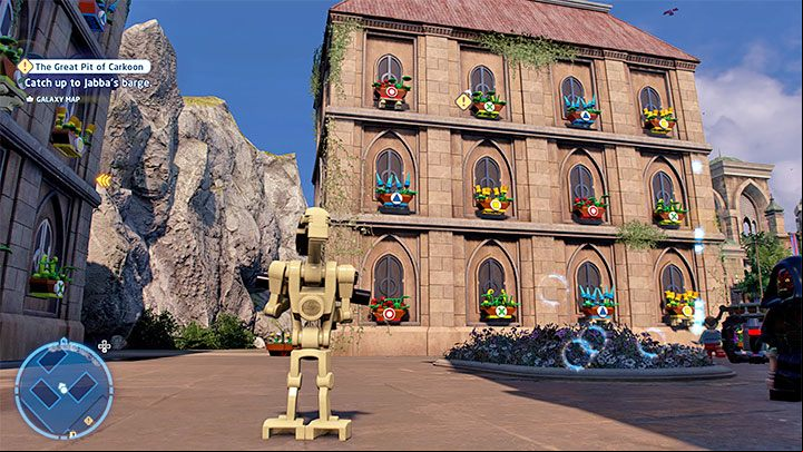 The correct order of the pots for the right building is - LEGO Skywalker Saga: Theed - list of all puzzles - Naboo - LEGO Skywalker Saga Guide