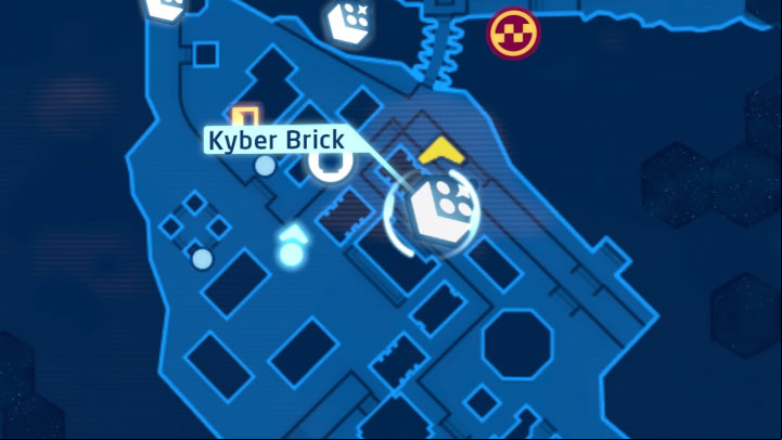 Collectible: Puzzle - Kyber Brick - LEGO Skywalker Saga: Theed - list of all puzzles - Naboo - LEGO Skywalker Saga Guide