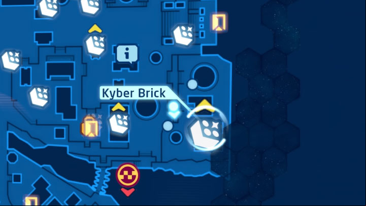 Collectible: Puzzle - Kyber Brick - LEGO Skywalker Saga: Theed - list of all puzzles - Naboo - LEGO Skywalker Saga Guide