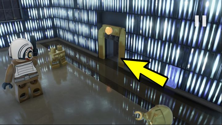 Fly to Coruscant to the federal district, take a taxi, and drive to the Jedi Temple - LEGO Skywalker Saga: Sacred Textbooks - walkthrough - Naboo - Theed - LEGO Skywalker Saga Guide