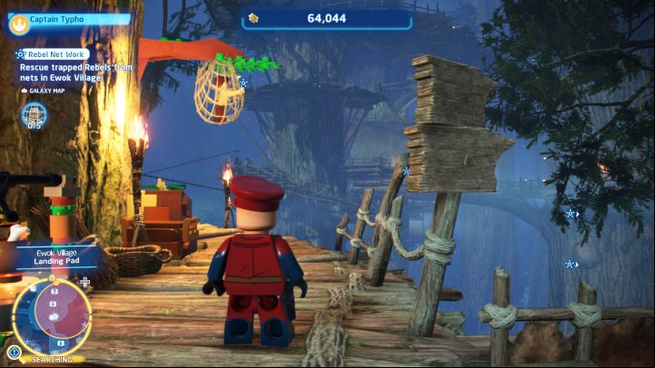 The 1st person is trapped by the landing pad - LEGO Skywalker Saga: Rebel Net Work - walkthrough - Challenges - LEGO Skywalker Saga Guide