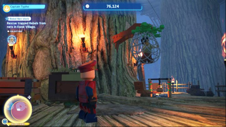 The 5th person is trapped on the highest level of the village - LEGO Skywalker Saga: Rebel Net Work - walkthrough - Challenges - LEGO Skywalker Saga Guide