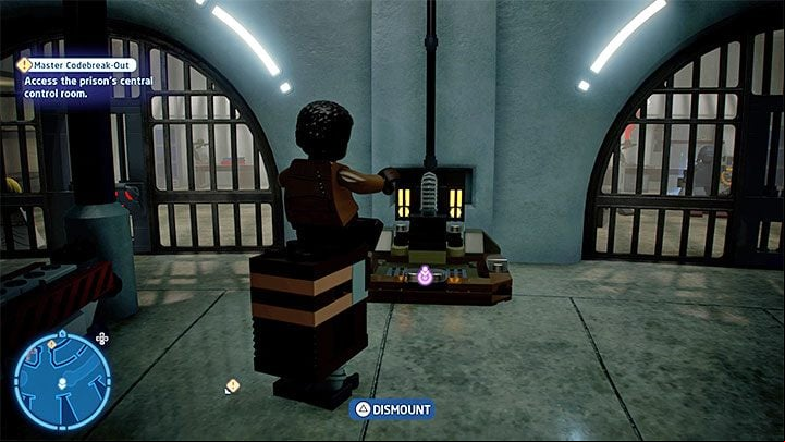 You start off this level in prison, with your objective being to escape - LEGO Skywalker Saga: Master Codebreak-Out - walkthrough - Episode 8 - The Last Jedi - LEGO Skywalker Saga Guide
