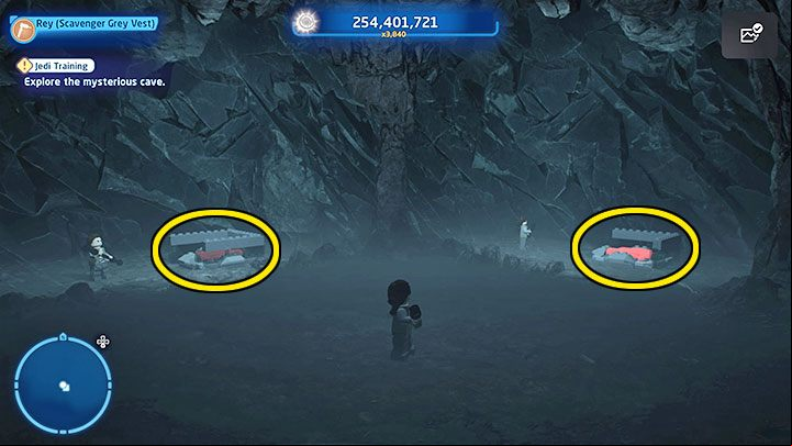 The second puzzle features two reflections which repeat your movements at the same time - LEGO Skywalker Saga: No Snoke Without Fire - walkthrough - Episode 8 - The Last Jedi - LEGO Skywalker Saga Guide