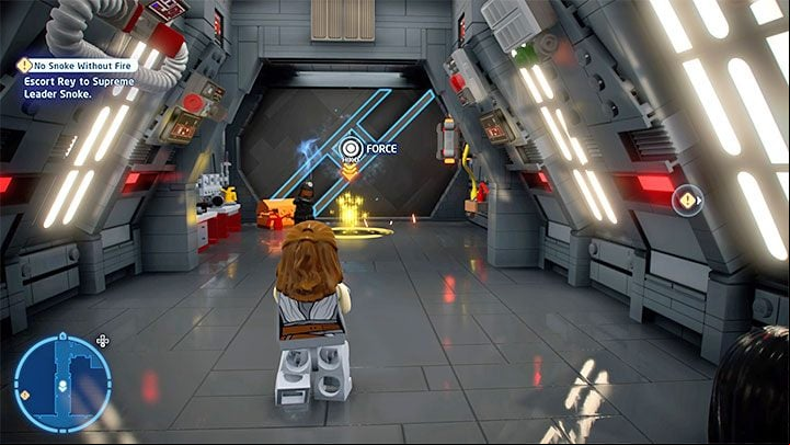In this mission you'll play as Kylo Ren and the captive Rey - LEGO Skywalker Saga: No Snoke Without Fire - walkthrough - Episode 8 - The Last Jedi - LEGO Skywalker Saga Guide