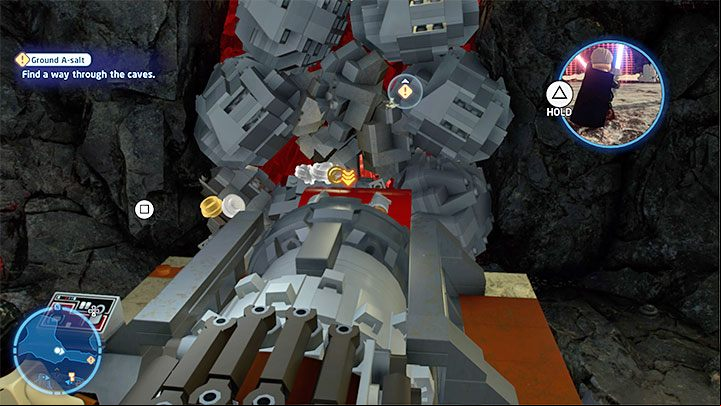 You can now board the drilling machine - LEGO Skywalker Saga: Ground A-salt - walkthrough - Episode 8 - The Last Jedi - LEGO Skywalker Saga Guide
