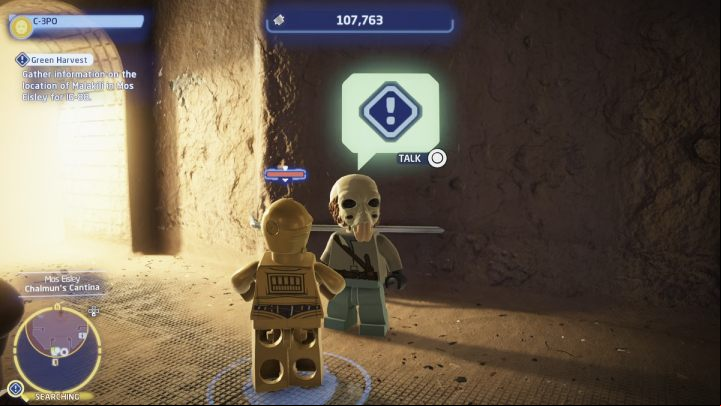 1 - LEGO Skywalker Saga: Green Harvest - walkthrough - Tatooine - Mos Eisley - LEGO Skywalker Saga Guide