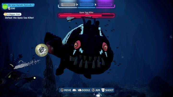 You'll find the first part at the very beginning of the escape sequence/boss fight - LEGO Skywalker Saga: The Phantom Menace - list of collectibles and rewards - Minikits - LEGO Skywalker Saga Guide