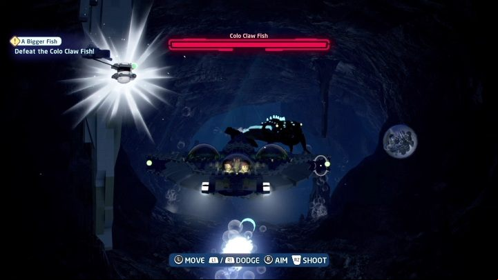 The fourth part can be found at the beginning of the boss fight against the Colo Claw Fish - LEGO Skywalker Saga: The Phantom Menace - list of collectibles and rewards - Minikits - LEGO Skywalker Saga Guide