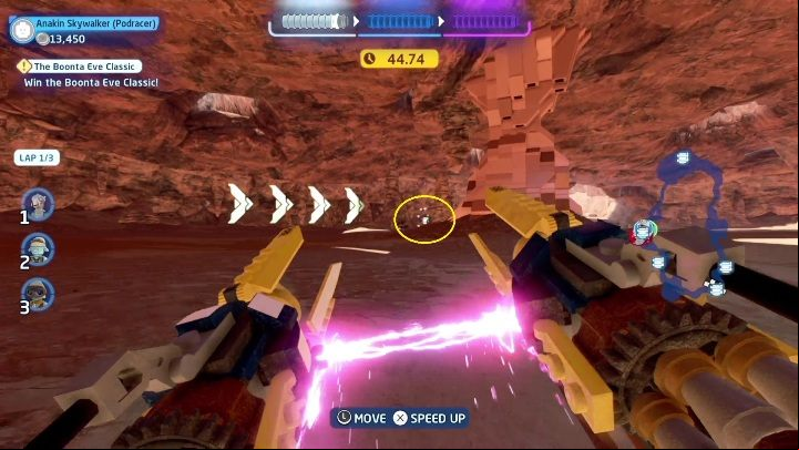 You'll find the first part in a cave, right by the wall - LEGO Skywalker Saga: The Phantom Menace - list of collectibles and rewards - Minikits - LEGO Skywalker Saga Guide