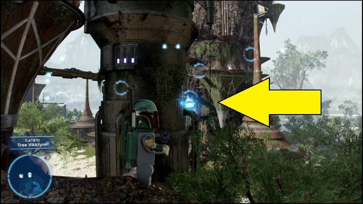 You can get to this collectible in two ways - LEGO Skywalker Saga: Kachirho - list of puzzles - Kashyyyk - LEGO Skywalker Saga Guide