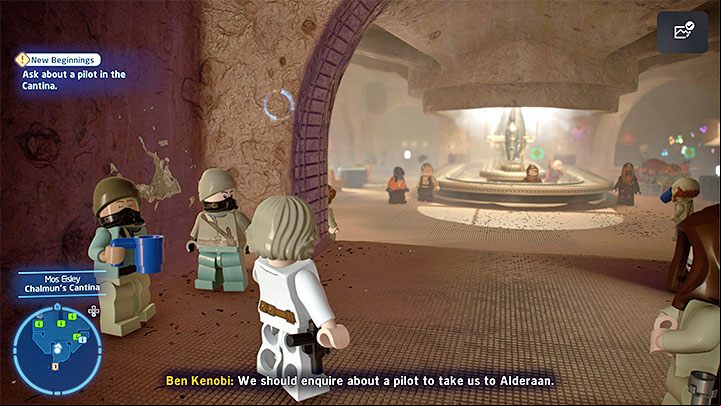 How to unlock: Use Jedi mind tricks to convince 5 people to fight in the canteen at the same time - LEGO Skywalker Saga: Trophies / Achievements - list, trophy guide - Appendix - LEGO Skywalker Saga Guide