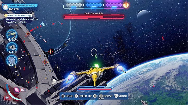 How to unlock: Complete an air level without dying - LEGO Skywalker Saga: Trophies / Achievements - list, trophy guide - Appendix - LEGO Skywalker Saga Guide