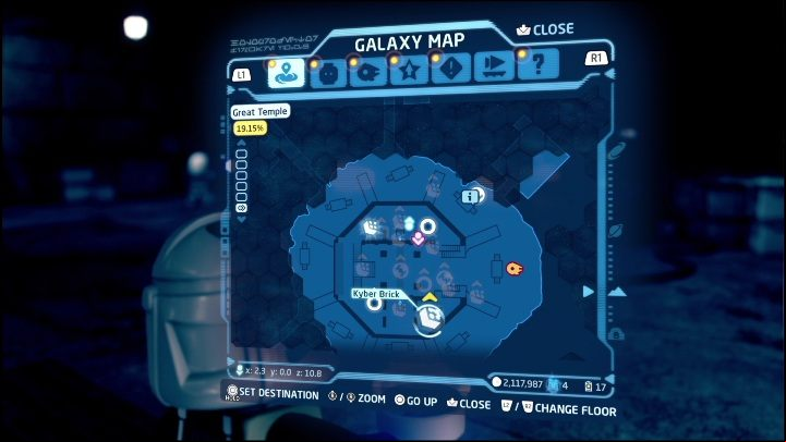 7 - LEGO Skywalker Saga: Great Temple - list of all puzzles - The space of Yavin 4 - LEGO Skywalker Saga Guide