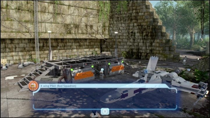 To get the ship, you have to complete several tasks - LEGO Skywalker Saga: Great Temple - list of all puzzles - The space of Yavin 4 - LEGO Skywalker Saga Guide