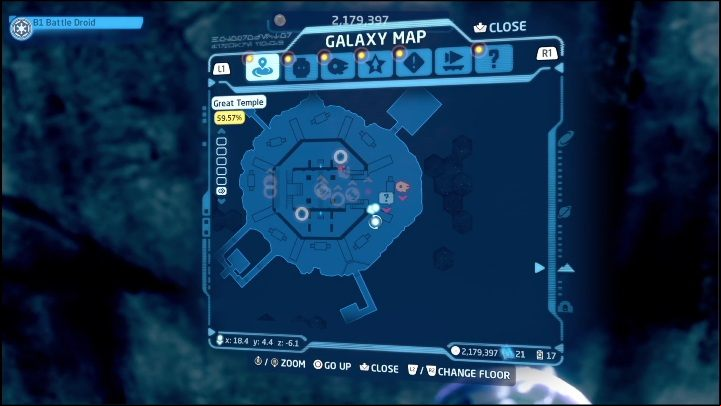 30 - LEGO Skywalker Saga: Great Temple - list of all puzzles - The space of Yavin 4 - LEGO Skywalker Saga Guide