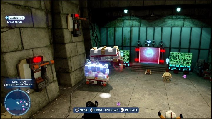 Once you're there, switch to a Jedi - LEGO Skywalker Saga: Great Temple - list of all puzzles - The space of Yavin 4 - LEGO Skywalker Saga Guide