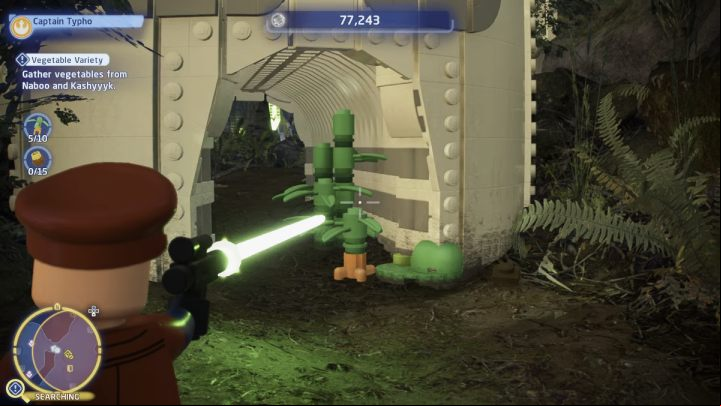 Then head near Lake Paonga on Naboo - LEGO Skywalker Saga: Vegetable Variety - walkthrough - Tatooine - Mos Eisley - LEGO Skywalker Saga Guide
