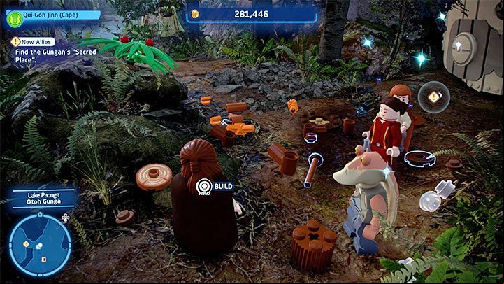 After reaching the lake, go towards it and use the age leading to Gungan City - LEGO Skywalker Saga: Better Call Maul - walkthrough - Episode 1 - The Phantom Menace - LEGO Skywalker Saga Guide