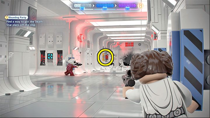 This level features 3 challenges - LEGO Skywalker Saga: Boarding Party - walkthrough - Episode 4 - A New Hope - LEGO Skywalker Saga Guide