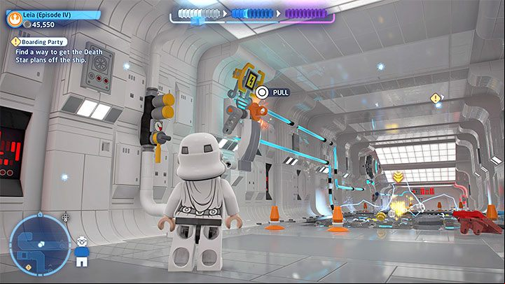Continue following the path - LEGO Skywalker Saga: Boarding Party - walkthrough - Episode 4 - A New Hope - LEGO Skywalker Saga Guide