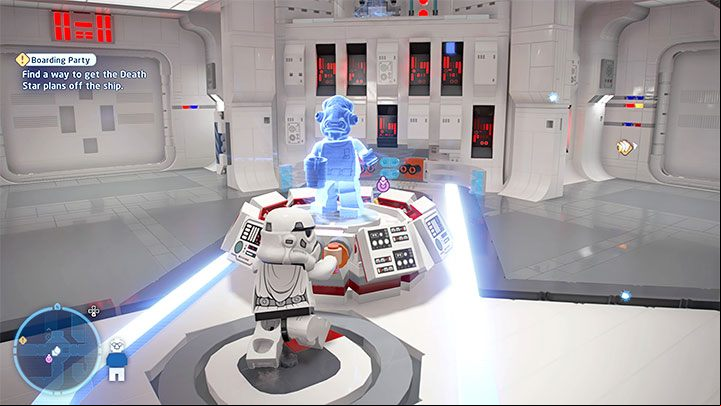 Regardless of the chosen turret, you can continue your journey through the ship - LEGO Skywalker Saga: Boarding Party - walkthrough - Episode 4 - A New Hope - LEGO Skywalker Saga Guide