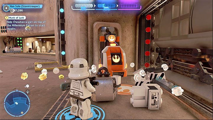 1 - LEGO Skywalker Saga: Hunk of Junk - walkthrough - Episode 4 - A New Hope - LEGO Skywalker Saga Guide