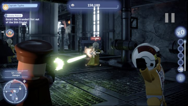 Talk to the quest giver in the Sith Citadel and accept the quest - LEGO Skywalker Saga: Snoke Patrol - walkthrough - Exegol - Sith Citadel - LEGO Skywalker Saga Guide
