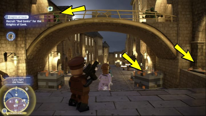 In Canto Bight on the planet Cantonica, you need to reach the bridge - LEGO Skywalker Saga: Knights of Gonk - walkthrough - Exegol - Sith Citadel - LEGO Skywalker Saga Guide