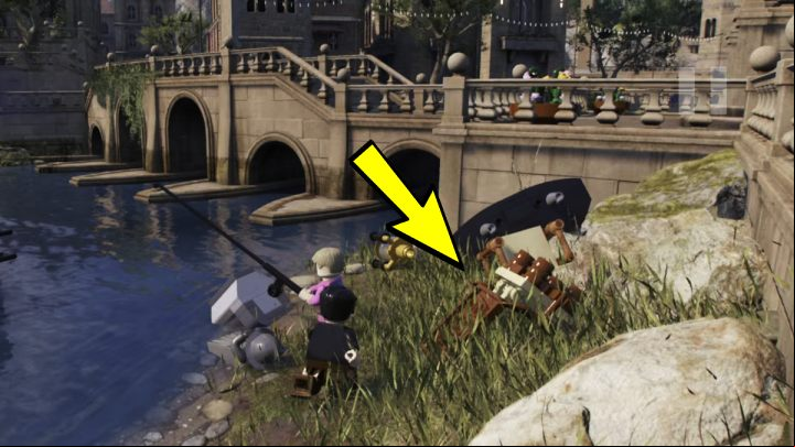 In Theed on planet Naboo, talk to the woman on the bridge - LEGO Skywalker Saga: Emperor er - walkthrough - Exegol - Sith Citadel - LEGO Skywalker Saga Guide