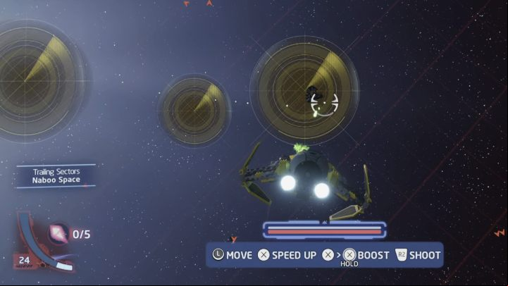 Fly to the local space of the planet Naboo and find the 5 golden circles - LEGO Skywalker Saga: Stolen Knowledge - walkthrough - Coruscant - federal district - LEGO Skywalker Saga Guide