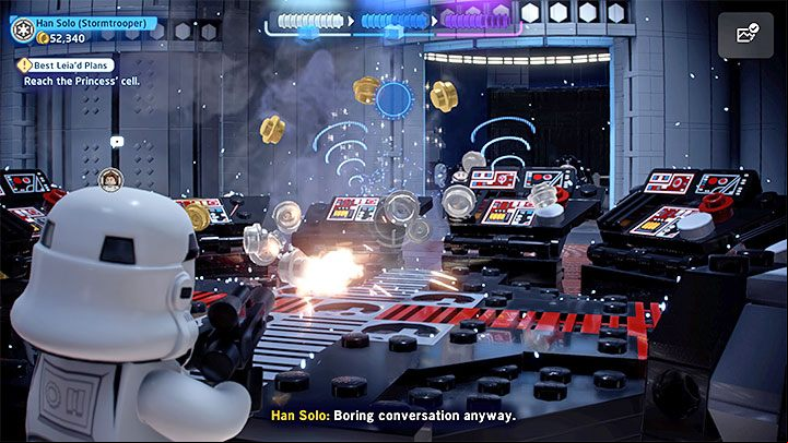 This level features 3 challenges - LEGO Skywalker Saga: Best Leiad Plans - walkthrough - Episode 4 - A New Hope - LEGO Skywalker Saga Guide