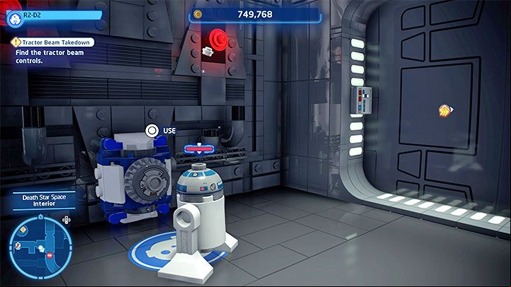 After resuming the free exploration of the Death Star, go to the tractor beam control room - LEGO Skywalker Saga: This is Some Rescue - walkthrough - Episode 4 - A New Hope - LEGO Skywalker Saga Guide