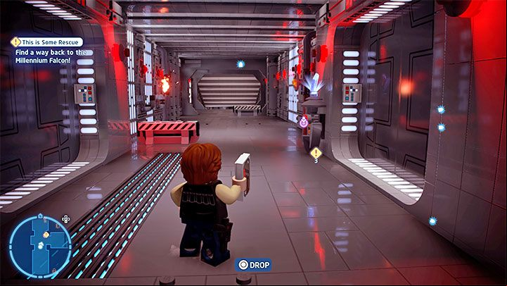 The defeated officer will drop an access card - LEGO Skywalker Saga: This is Some Rescue - walkthrough - Episode 4 - A New Hope - LEGO Skywalker Saga Guide