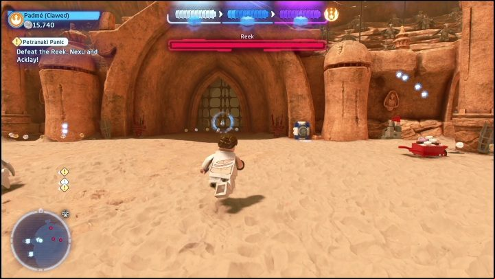 You need an astromech droid to unlock the second part of the minikit - LEGO Skywalker Saga: Attack of the Clones - collectibles and rewards, list of all - Minikits - LEGO Skywalker Saga Guide