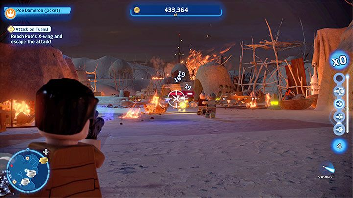 You will start the seventh Episode by taking part in the battle against the First Order - LEGO Skywalker Saga: First Order of Business - walkthrough - Episode 7 - The Force Awakens - LEGO Skywalker Saga Guide